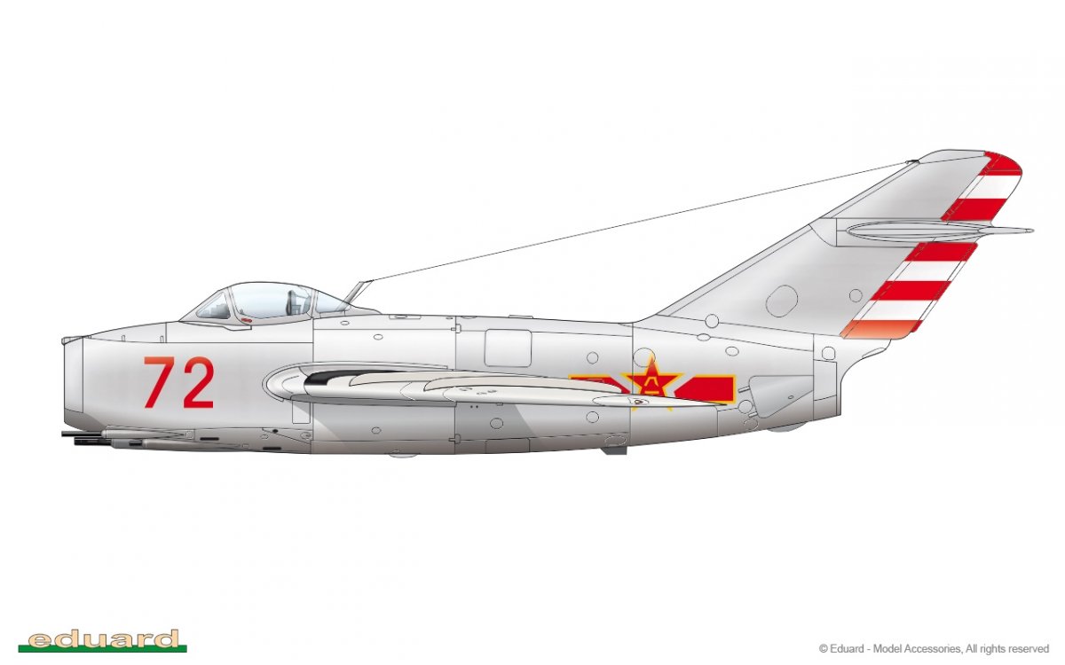Eduard 7057 MiG-15 1/72 – immagine 10