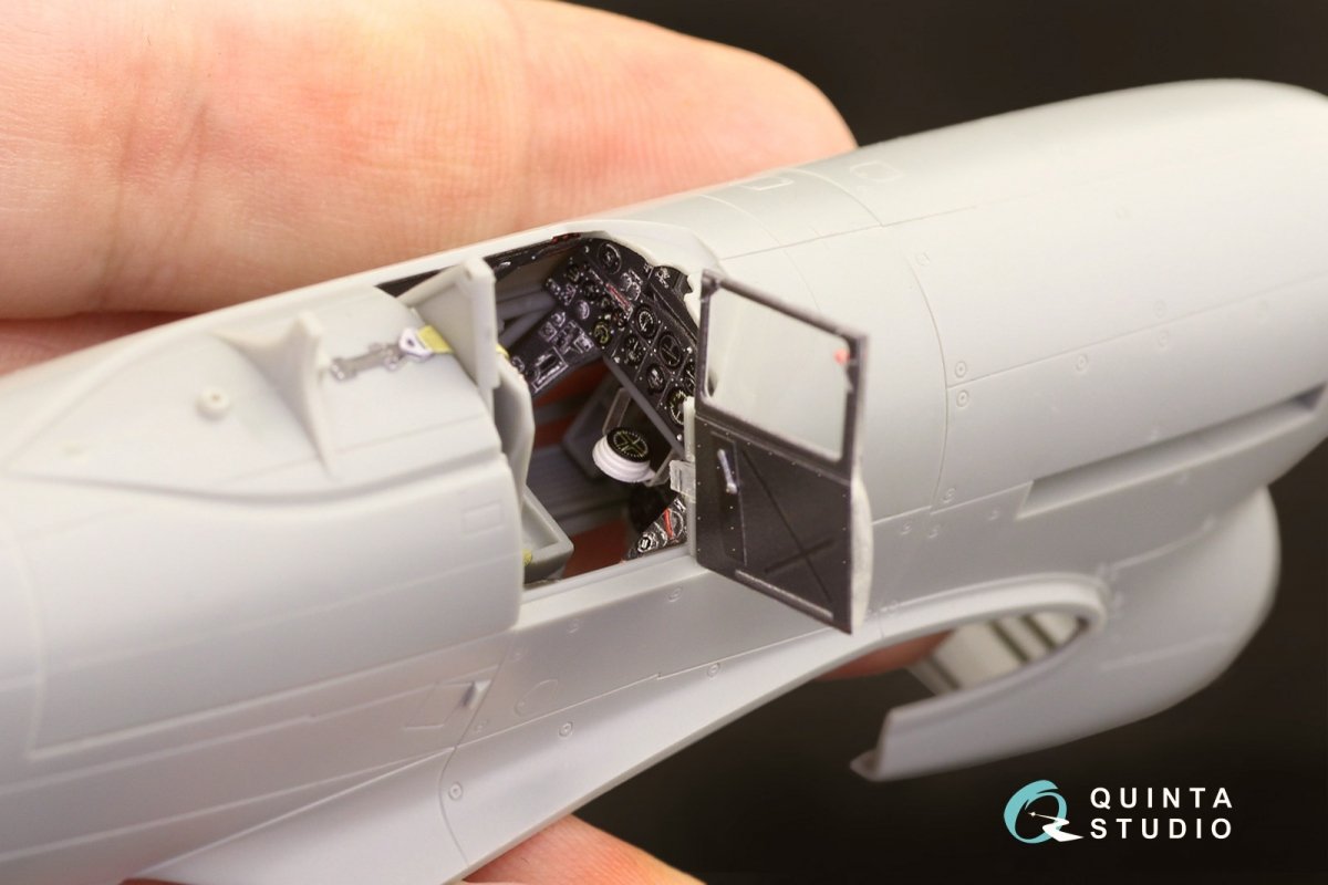 Quinta Studio QD48218 Hawker Typhoon Mk.1b (première génération) Intérieur imprimé en 3D et coloré sur papier décalcomanie (Hasegawa) 1/48  – Bild 3