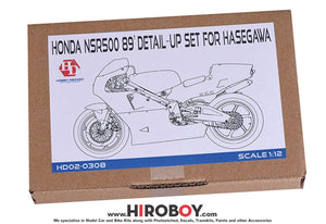 Kit de détails Hobby Design HD02-0308 Honda NSR500 « Championne WGP500 1989 » (Hasegawa) 1/12