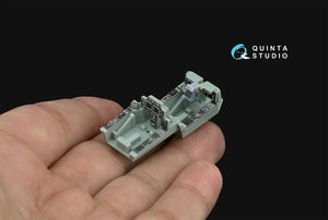 Quinta Studio QD+72152 AH-64D, intérieur coloré imprimé en 3D sur papier décalcomanie (Academy) (avec pièce en résine imprimée en 3D), échelle 1/72 – image 9
