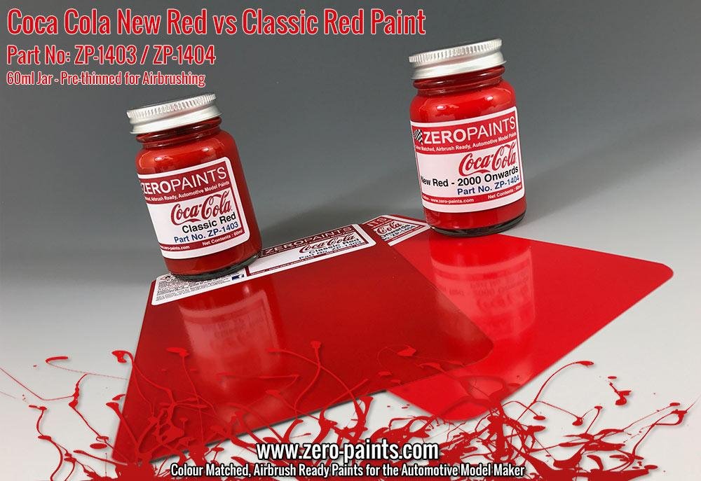 Peinture Zero Paints ZP-1404 Coca-Cola Rouge Nouveau 60 ml – immagine 2