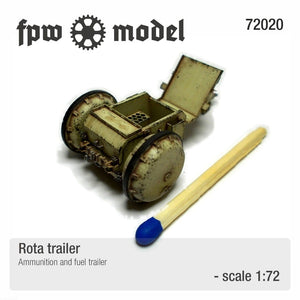 Remorque Rota FPW Modèle 72020 1/72
