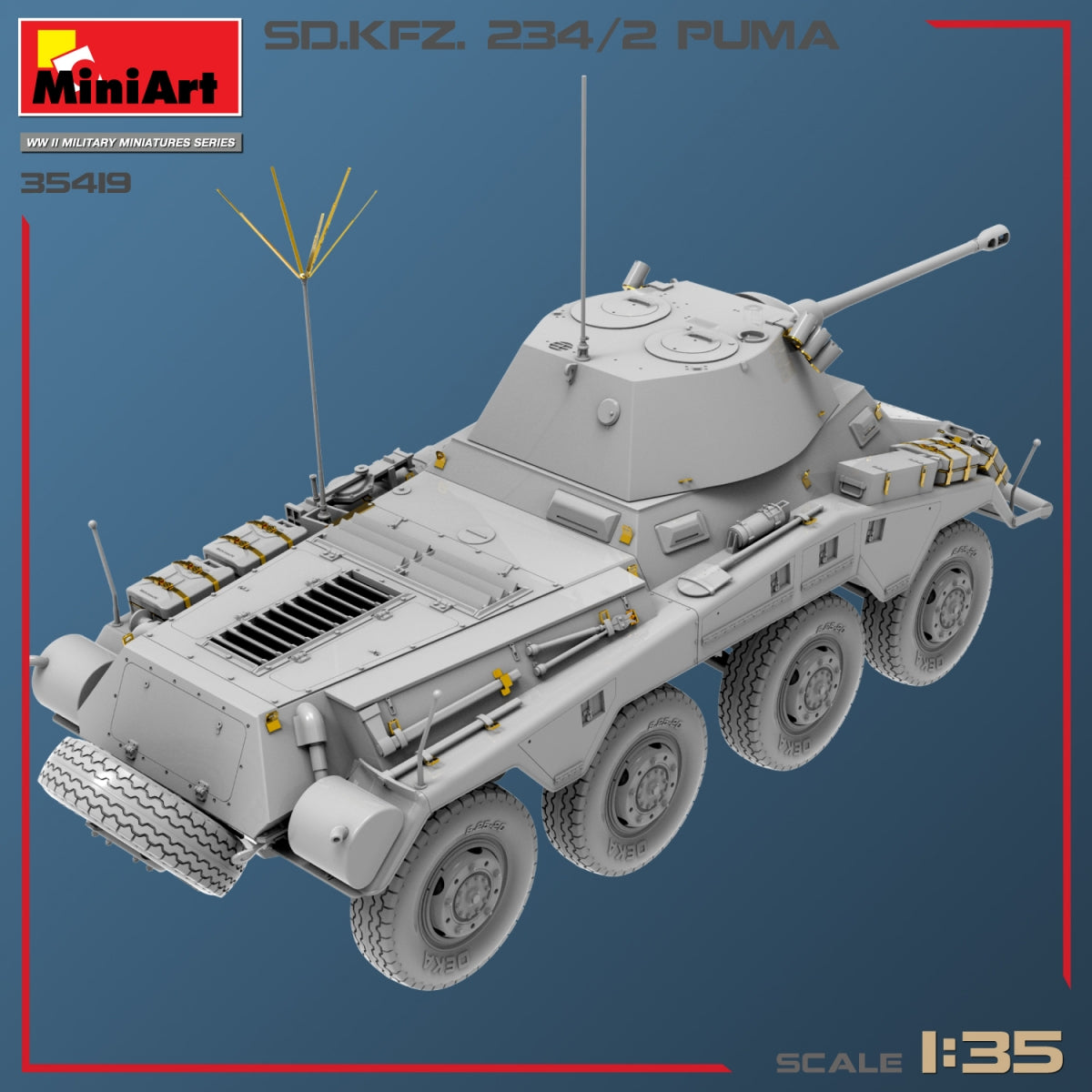 MiniArt 35419 SD.KFZ.234/2 PUMA 1/35 – immagine 10