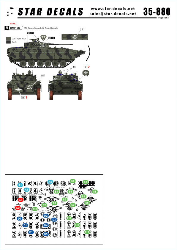 Star Decals 35-880 Soviet in Afghanistan part 4 1/35 – zdjęcie 2
