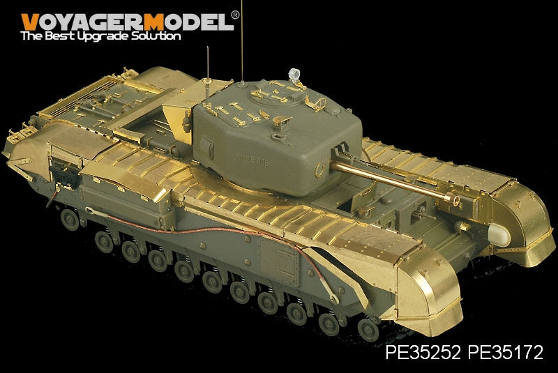 Maquette Voyager PE35252 Char d&amp;#39;infanterie britannique Churchill Mk.IV de la Seconde Guerre mondiale (modèle de base pour AFV CLUB 35154) à l&amp;#39;échelle 1/35