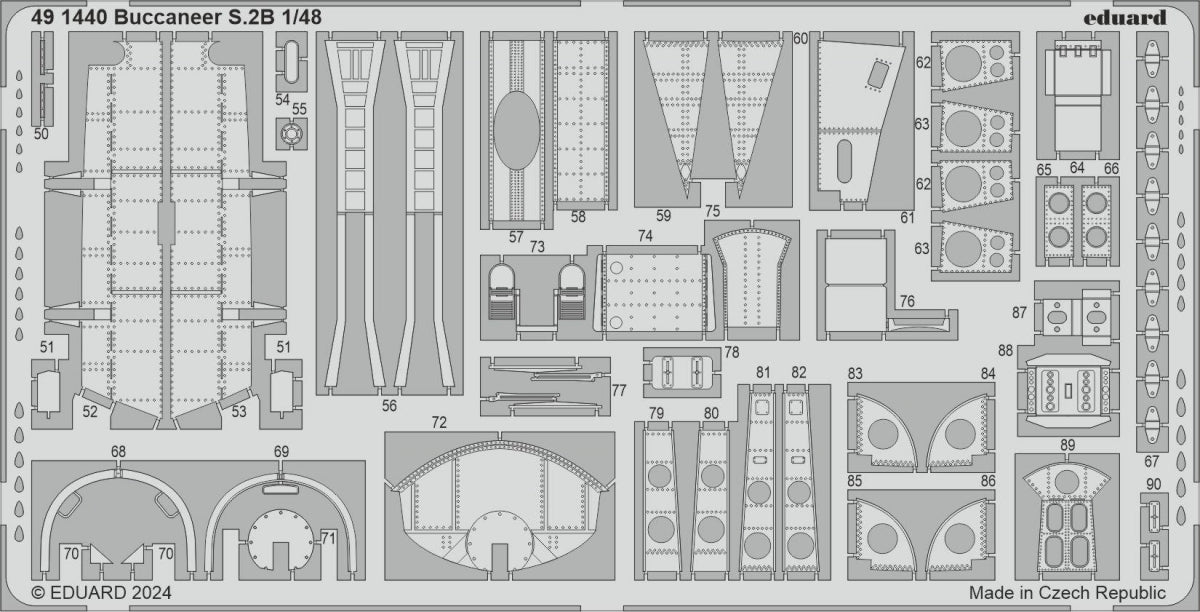 Eduard BIG49414 Buccaneer S.2B AIRFIX 1/48 – zdjęcie 3