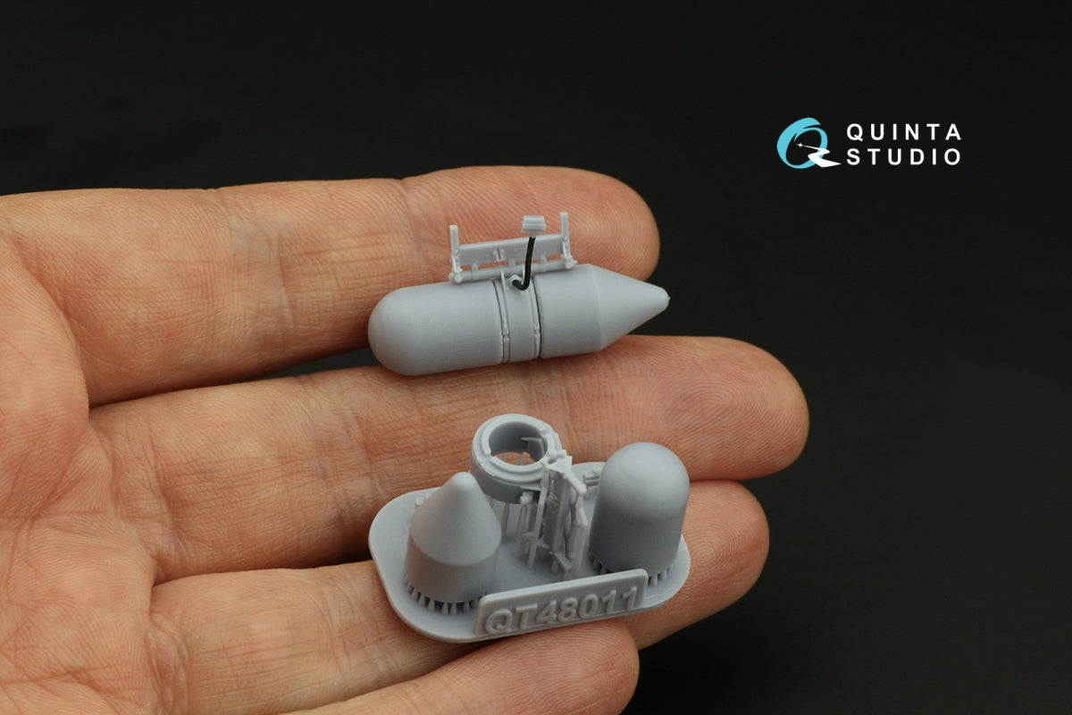Quinta Studio QT48011 Nacelle radar AN/APS-4 (Tous les kits) 1/48  – Bild 8