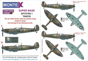 Montex K48368 Spitfire I 1/48