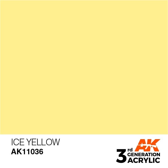 AK Interactive AK11036 Jaune Glacé 17 ml 