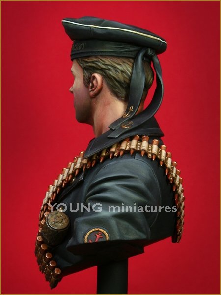 Young Miniatures YM1821 Le Diable Noir L&amp;#39;Infanterie navale soviétique pendant la Seconde Guerre mondiale 1/10 – Bild 5