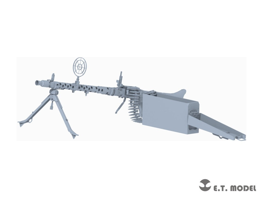 ET Model P06-002 Boîte de munitions pour mitrailleuse allemande MG34 de la Seconde Guerre mondiale (imprimée en 3D) 1/6 – image 2