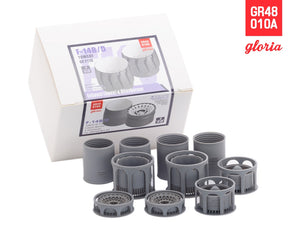 Gloria GR48010A F-14B/D F110-GE-400 Tuyère d&amp;#39;échappement et postcombustion OUVERTES TAMIYA/GWH 1/48  – Bild 4