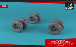 Roues Armory Models AW48336 CH-53 Sea Stallion avec pneus lestés, échelle 1/48 (début)