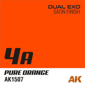 AK Interactive AK1507 DUAL EXO 4A – ORANGE PURE 60ML – immagine 2