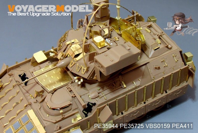 Maquette Voyager PE35944 M3A3 BRADLEY CFV de l&amp;#39;armée américaine moderne (modèle de base pour KINETIC K61014/ OROCHI IM001 IM002) à l&amp;#39;échelle 1/35  – image 11