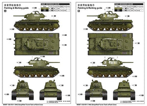Trumpeter 09597 KV-1 1942 Char à tourelle simplifiée avec équipage, échelle 1/35 – image 3