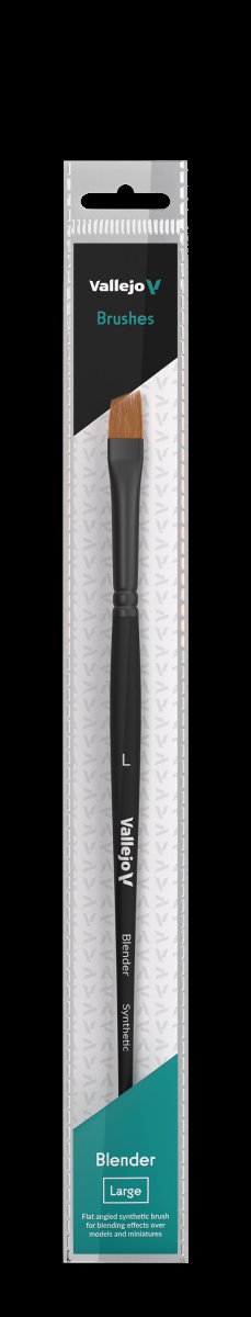 VALLEJO B05003 - Brush - Blender - Flat Angled Synthetic - Large