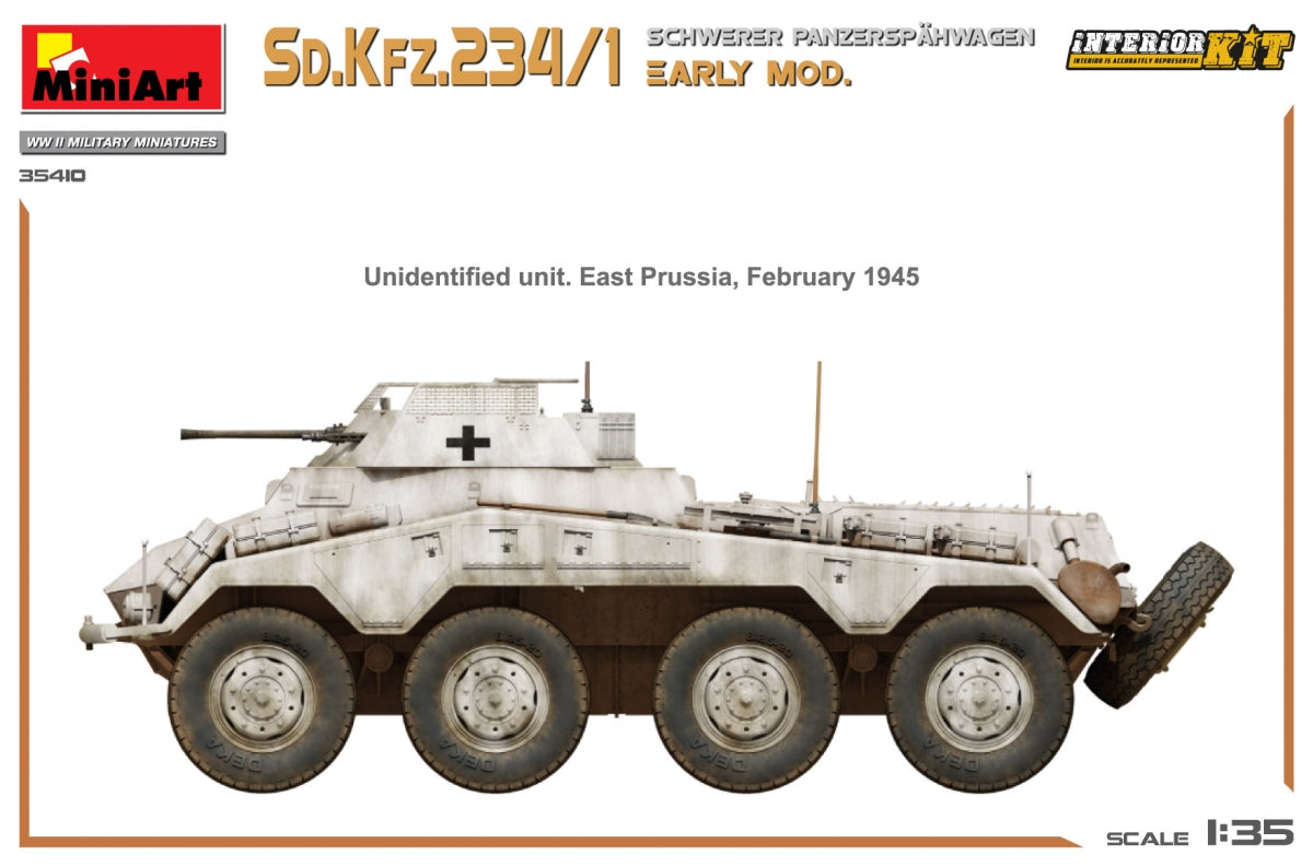 MiniArt 35410 Sd.Kfz.234/1 Schwerer Panzerspahwagen. PREMIER MOD. KIT INTÉRIEUR 1/35 – image 15