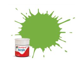 Humbrol AB0038 38 Peinture acrylique brillante citron vert 14 ml