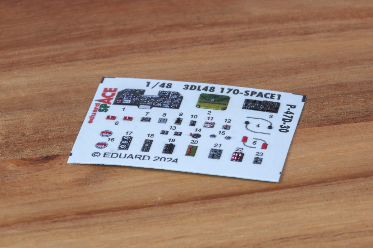 Eduard 3DL48170 P-47D-30 SPACE MINIART 1/48 – imagen 2