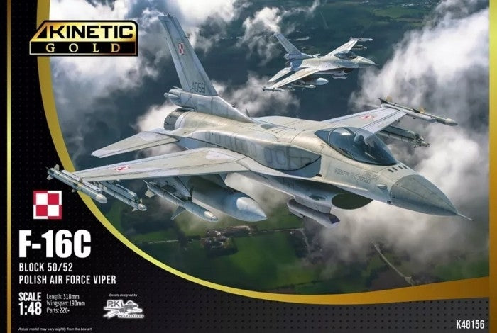 Kinetic K48156 F-16C Block 52 Viper Armée de l&amp;#39;air polonaise 1/48 – Bild 2
