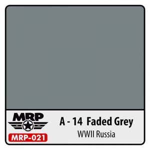 Peinture MR. Paint MRP-021 A-14 Gris délavé Russie Seconde Guerre mondiale 30 ml