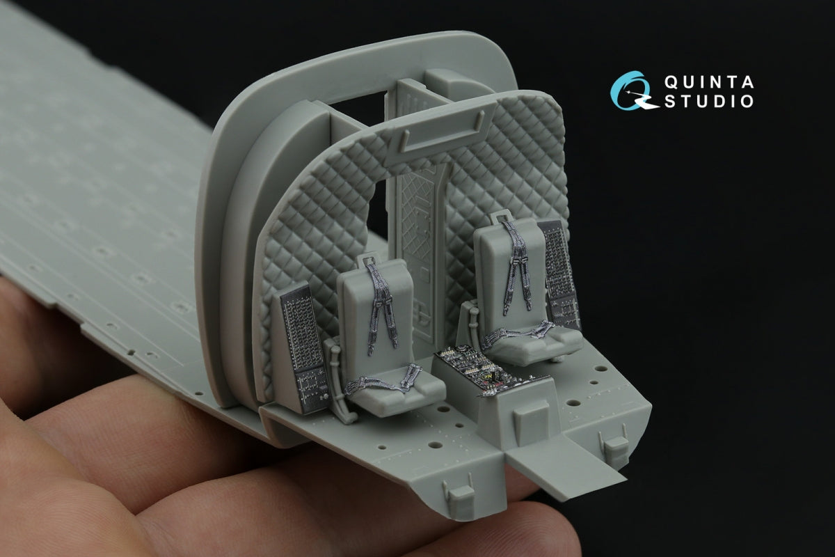 Intérieur coloré imprimé en 3D sur papier décalcomanie Quinta Studio QD48506 CH-47A (Italeri) 1/48 – immagine 8