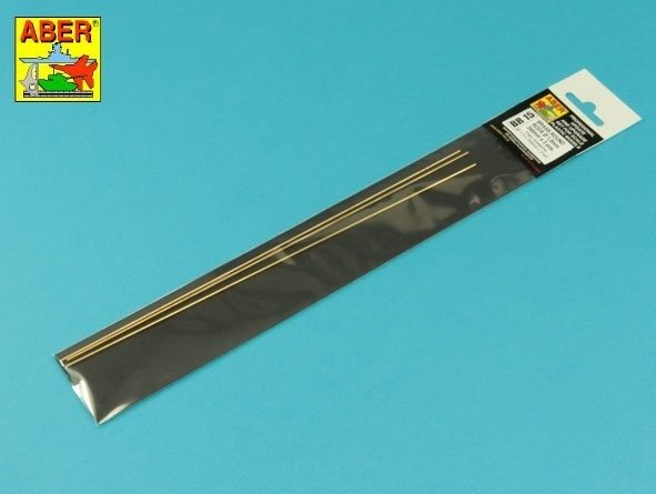 Tiges rondes en laiton Aber BR15 Ø 1,5 mm longueur 245 mm x 3 pièces. – immagine 3