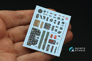 Quinta Studio QD32198 P-47D Thunderbolt Bubbletop Late, intérieur coloré imprimé en 3D sur papier décalcomanie (Hasegawa), échelle 1/32 – image 4