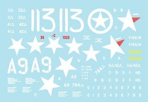 Star Decals 35-C1323 US Armor Mix n° 6. M4A3 (75) W Sherman en Europe 1944-45 1/35 – image 2