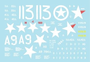 Star Decals 35-C1323 US Armor Mix n° 6. M4A3 (75) W Sherman en Europe 1944-45 1/35 – image 2