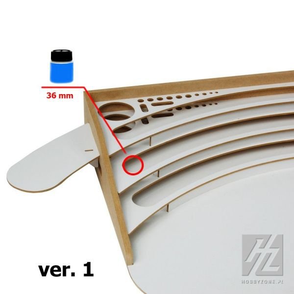 Table de peinture professionnelle Hobby Zone SDM3b (peintures de 36 mm) – image 2
