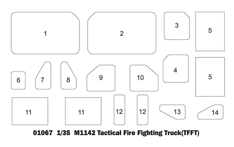 Trumpeter 01067 M1142 HEMTT TFFT (Camion de lutte contre les incendies tactique) 1/35 – Bild 4
