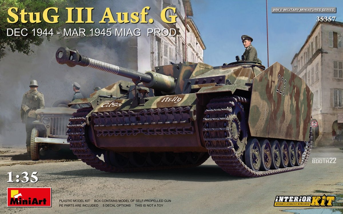 MiniArt 35357 StuG III Ausf. G DÉC. 1944 – MARS 1945 MIAG PROD. KIT D&amp;#39;INTÉRIEUR 1/35