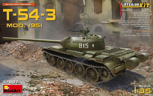 MiniArt 37007 T-54-3 CHAR MOYEN SOVIÉTIQUE. Modèle 1951 (1/35)