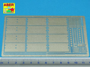 Aber 35A107 Side skirts for german tanks Sd. Kfz. 171 Panther Ausf. D and Ausf. A. 1/35 – zdjęcie 2