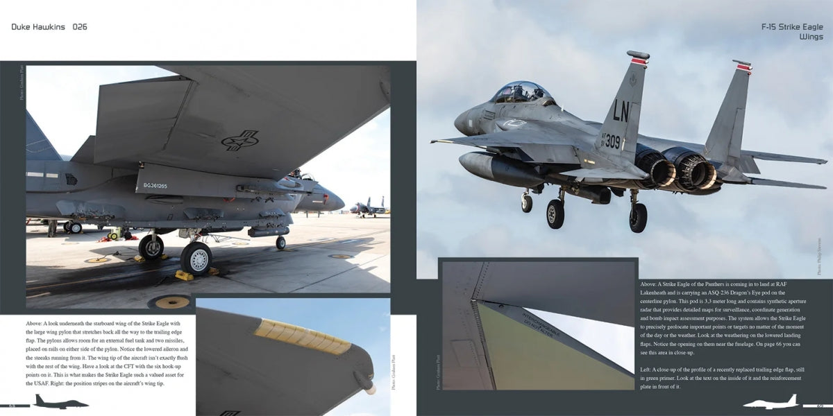 Publications HMH DH-026 Boeing F-15 E/K/SG Strike Eagle - Avion en détail 026 (Version anglaise) – immagine 5