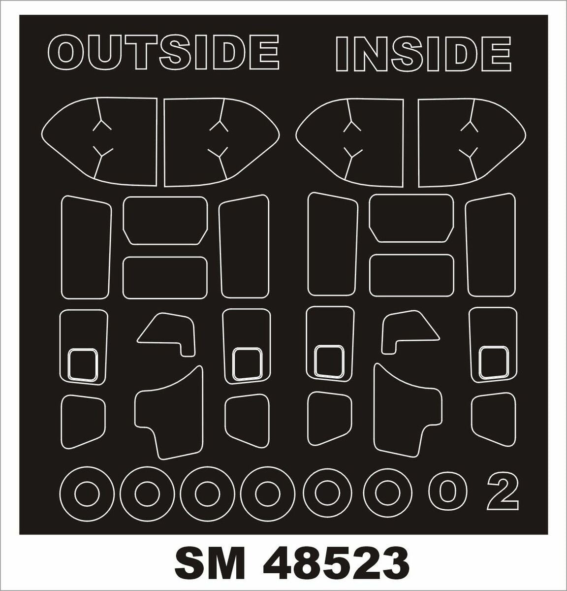 Montex SM48523 Cessna O-2A Skymaster 1/48 