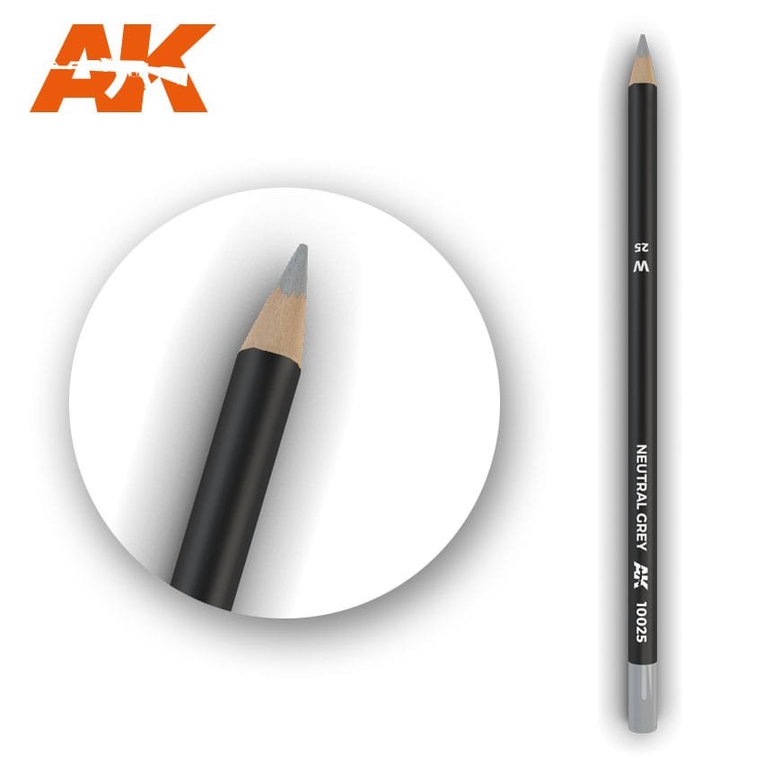 Crayon aquarelle AK Interactive AK10025 GRIS NEUTRE