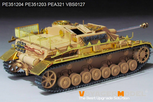 Voyager Model PE351203 Garde-boues pour StuG.IV allemand de la Seconde Guerre mondiale (pour RFM 5060) 1/35 – image 2