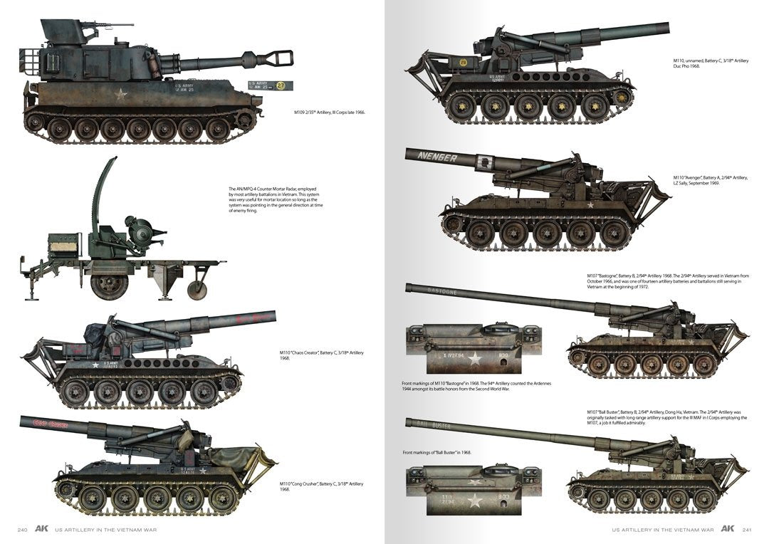 AK Interactive AK130007 L&amp;#39;ARTILLERIE AMÉRICAINE AU VIETNAM EN  – image 18