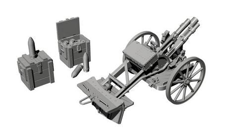 CMK RA059 Allemand WWI 7,58 cm Leichter minenwerfer 1/35 