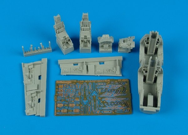 Ensemble cockpit Aires 4341 TF-104 Starfighter 1/48 Hasegawa