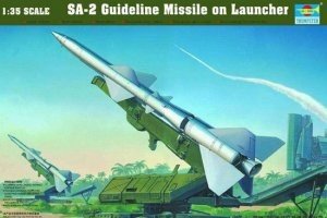 Missile guide Trumpeter 00206 sur lanceur (1/35)