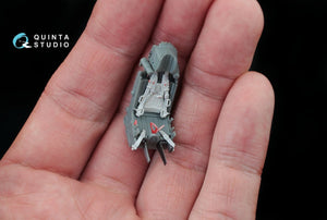 Intérieur imprimé en 3D et coloré sur papier décalcomanie Quinta Studio QD48028 MiG-31BM (pour kit AMK) 1/48 – Bild 5