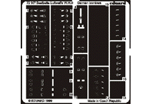 Eduard 72307 Ceintures de sécurité pour bombardiers de la Luftwaffe, échelle 1/72