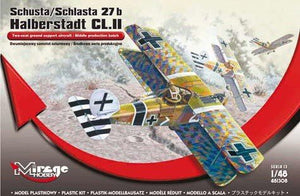 Mirage Hobby 481308 Schusta/Schlasta 27b Halberstadt CL.II, lot de production intermédiaire (1/48)