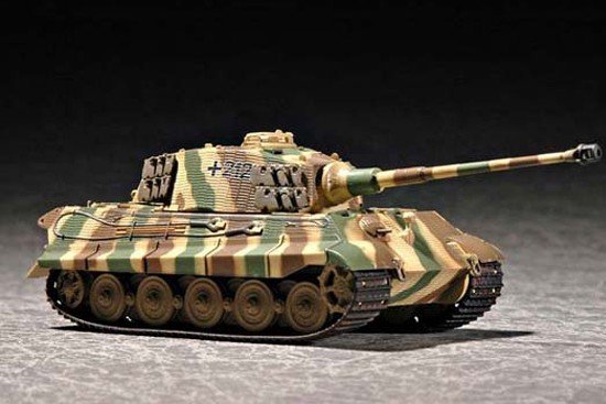 Trumpeter 07291 Tourelle King Tiger Henschel avec Zimmerit (1/72)