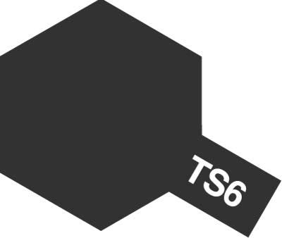Tamiya TS6 Noir mat (85006)