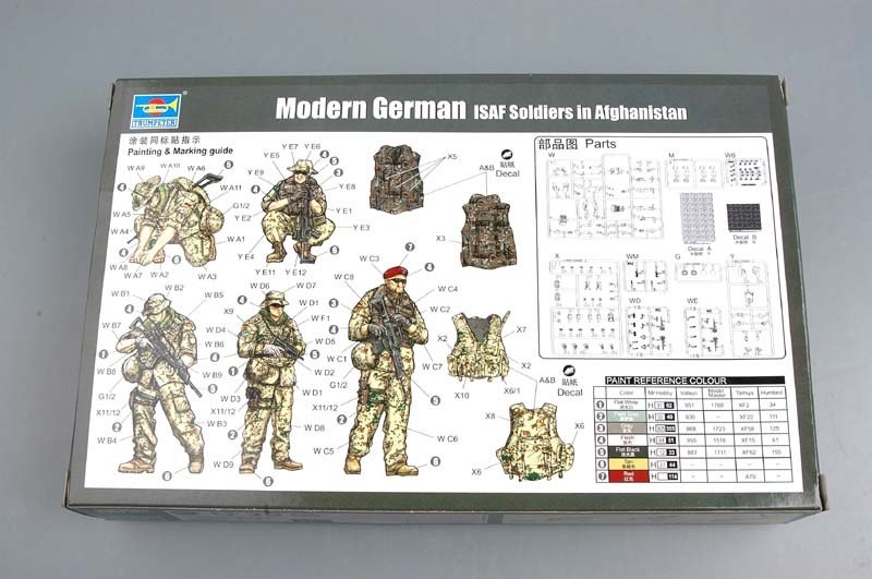 Trumpeter 00421 Soldats allemands modernes de l&amp;#39;ISAF en Afghanistan (1/35) – image 2